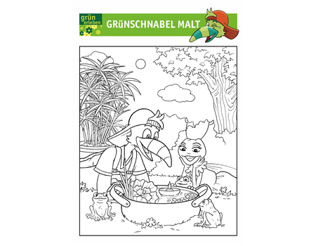 Grünschnabel Malvorlage 5 25