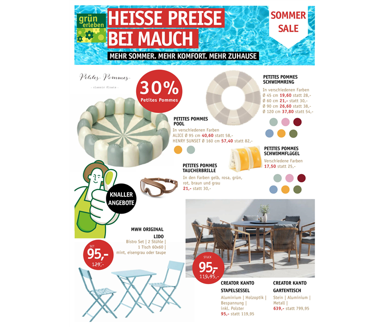 HEIßE PREISE BEI MAUCH 