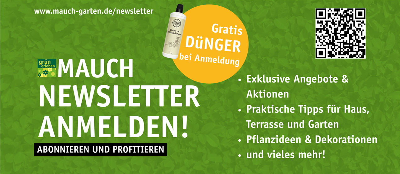 NEWSLETTER ANMELDEN - GRATIS DüNGER ERHALTEN