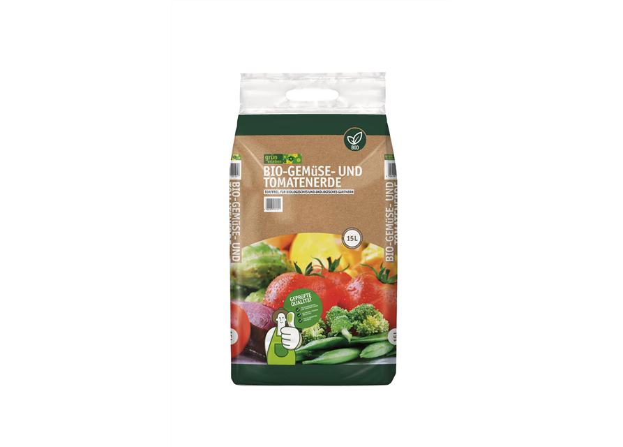 Grün erleben Bio Gemüse- und Tomaten-Erde 15L Grün erleben Bio Gemüse- und Tomaten-Erde 15L