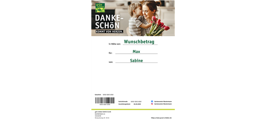 Online-Gutschein