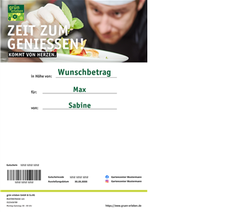 Online-Gutschein