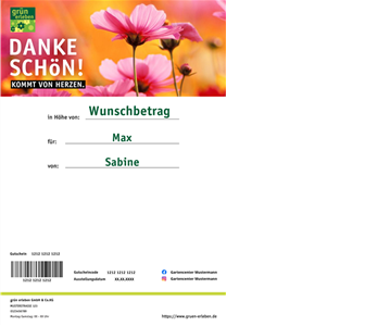 Online-Gutschein