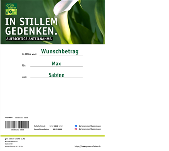 Online-Gutschein