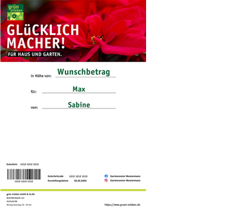 Online-Gutschein